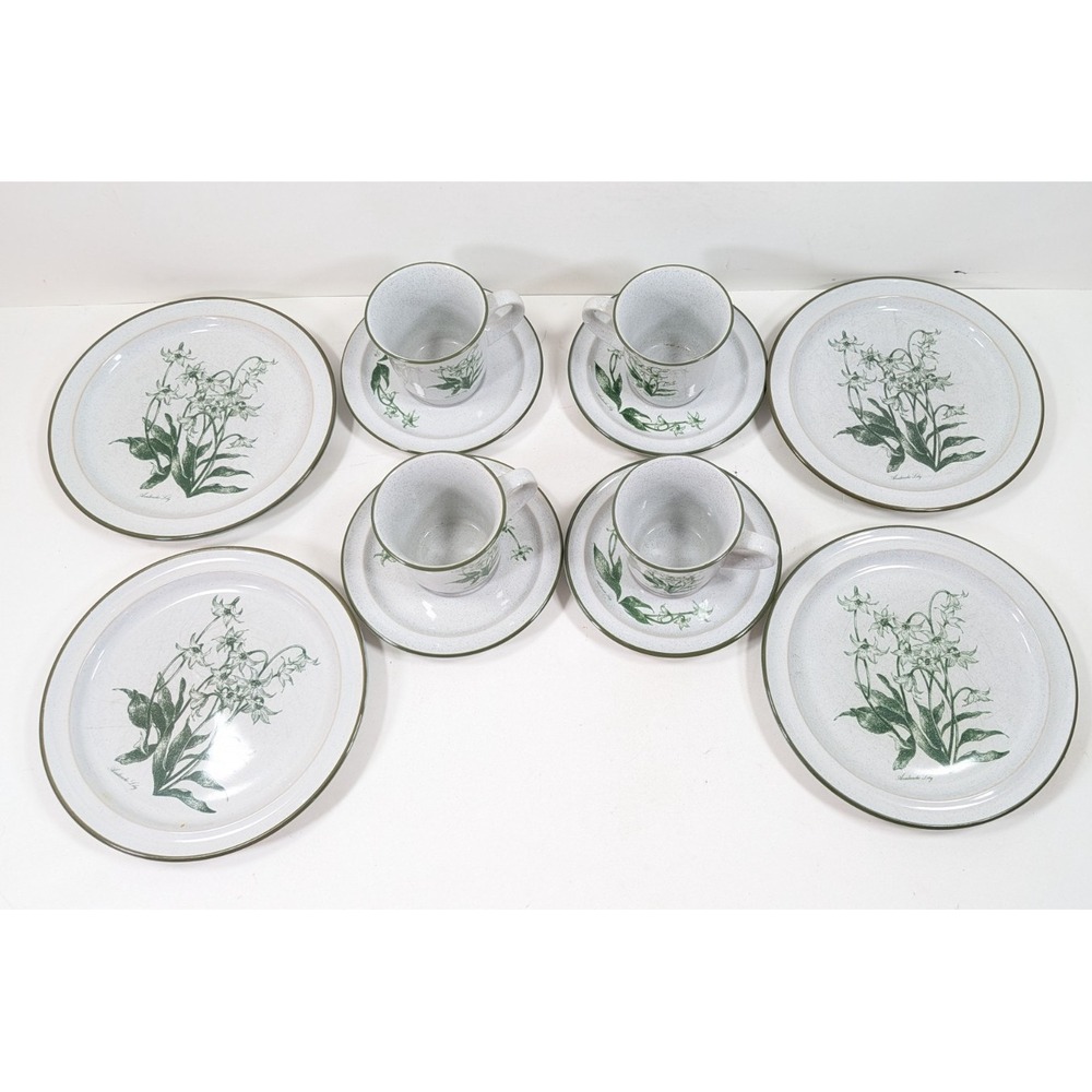 Noritake Mountain Flowers Stoneware 8343 Lot of 12 Pieces Good Condition - Picture 2 of 16